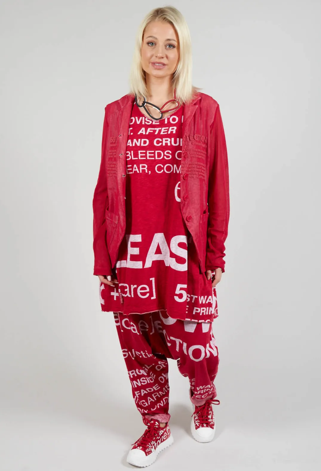 Rundholz Black Label Jackets^Sheer Sleeve Jacket in Chili Print