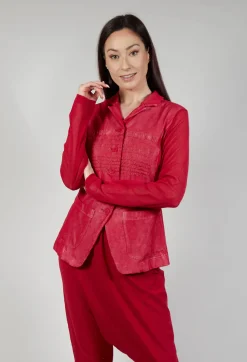 Rundholz Black Label Jackets^Sheer Sleeve Jacket in Chili Print