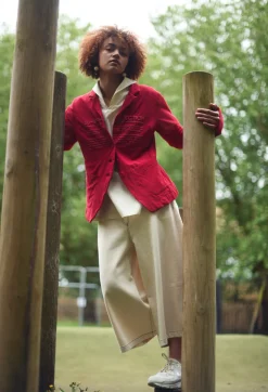 Rundholz Black Label Jackets^Sheer Sleeve Jacket in Chili Chili Print