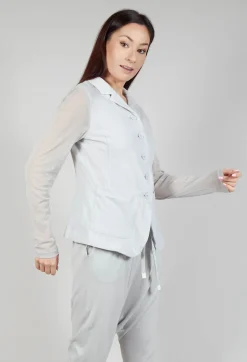 Rundholz Black Label Jackets^Sheer Sleeve Jacket in Grey