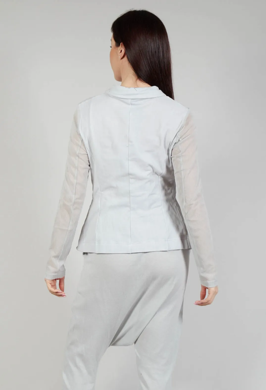 Rundholz Black Label Jackets^Sheer Sleeve Jacket in Grey