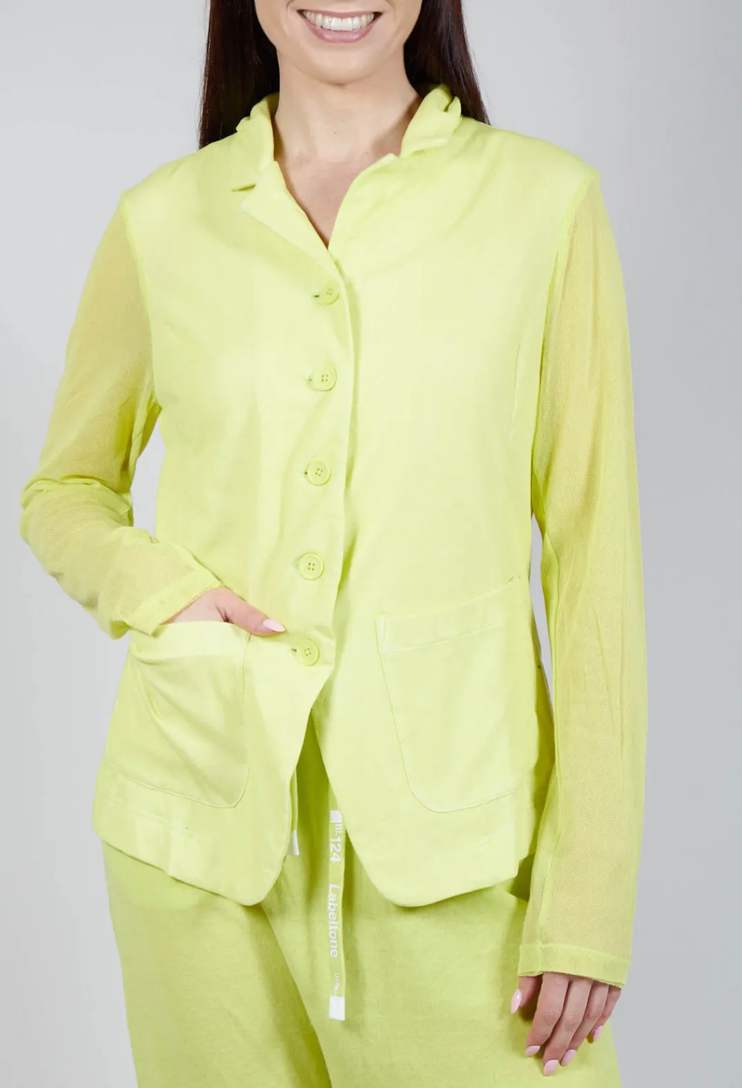 Rundholz Black Label Jackets^Sheer Sleeve Jacket in Sun