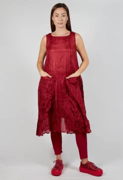 Rundholz Mainline Dresses^Sheer Sleeveless Dress in Sunset Cloud