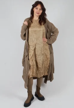 Rundholz Mainline Dresses^Sheer Sleeveless Dress in Camel Cloud