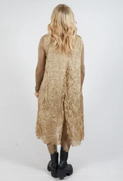 Rundholz Mainline Dresses^Sheer Sleeveless Dress in Camel Cloud