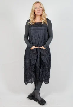 Rundholz Mainline Dresses^Sheer Sleeveless Dress in Slate Cloud