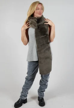 Dom Goor Scarves^Sherling Merino Toscana Scarf in Flint