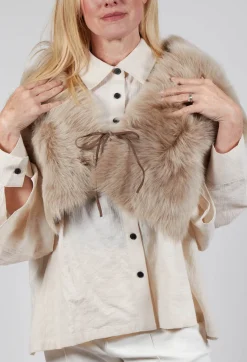 Dom Goor Scarves^Sherling Toscana Scarf in Amber
