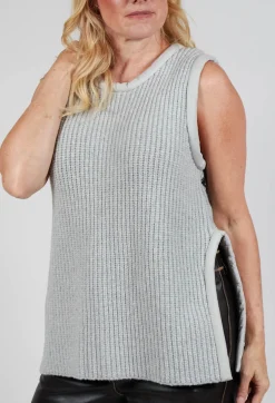 Annette Gortz Tops^Shi Knit Top in Fog