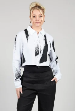 Sarah Pacini Cardigans^Shirt Cardigan in White