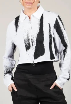 Sarah Pacini Cardigans^Shirt Cardigan in White