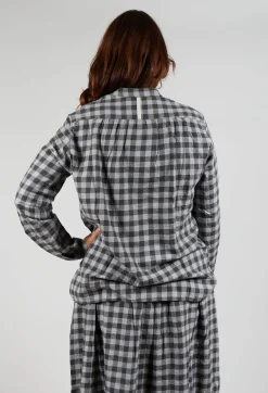 Hannoh Wessel Shirts & Blouses^Shirt Cosma in Grey Check