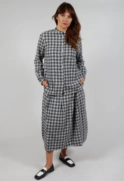 Hannoh Wessel Shirts & Blouses^Shirt Cosma in Grey Check