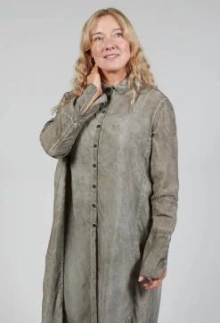 Rundholz Mainline Dresses^Shirt Dress in Hay Cloud