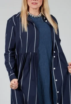 Amici Dresses^Shirt Dress in Indigo