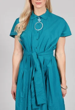 Apuntob Dresses^Shirt Dress in Sea