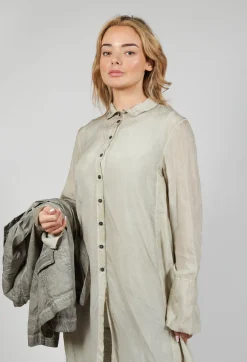 Rundholz Mainline Dresses^Shirt Dress in Straw Cloud