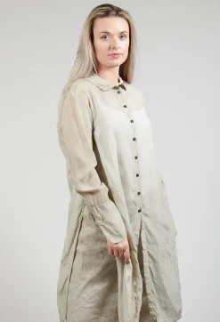 Rundholz Mainline Dresses^Shirt Dress in Straw Cloud