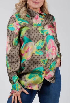 Maliparmi Shirts & Blouses^Shirt in Rosa / Verde