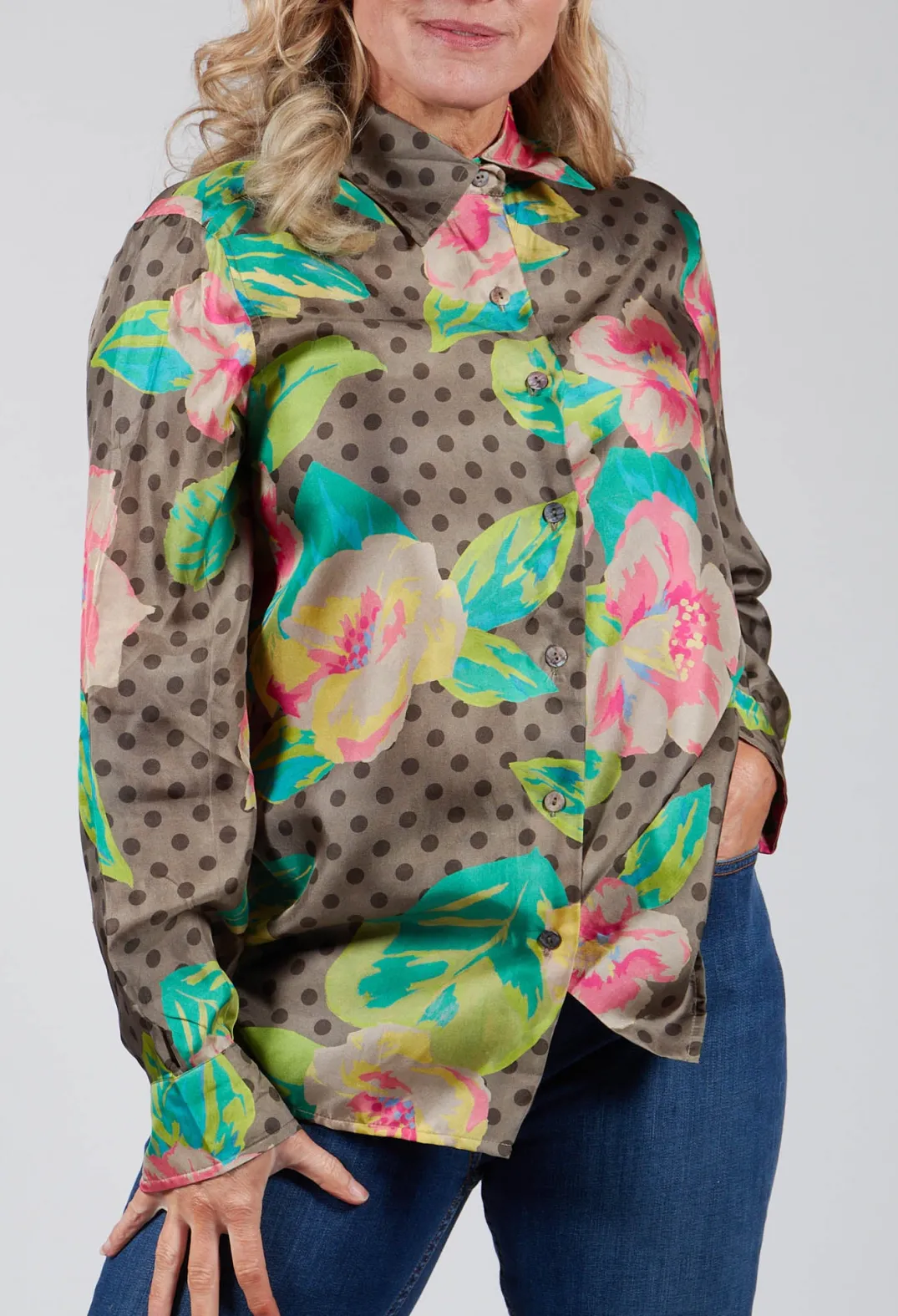 Maliparmi Shirts & Blouses^Shirt in Rosa / Verde
