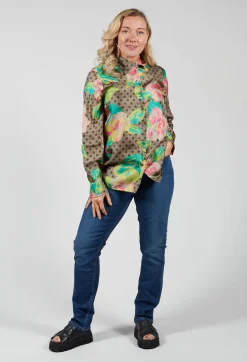 Maliparmi Shirts & Blouses^Shirt in Rosa / Verde