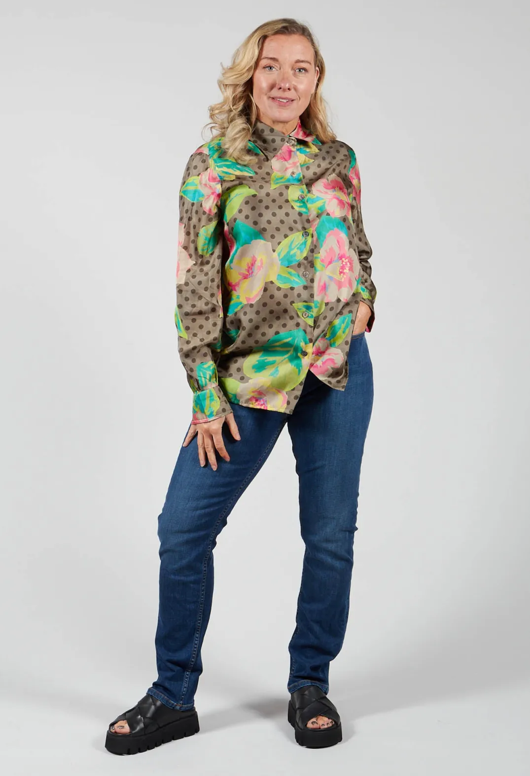 Maliparmi Shirts & Blouses^Shirt in Rosa / Verde