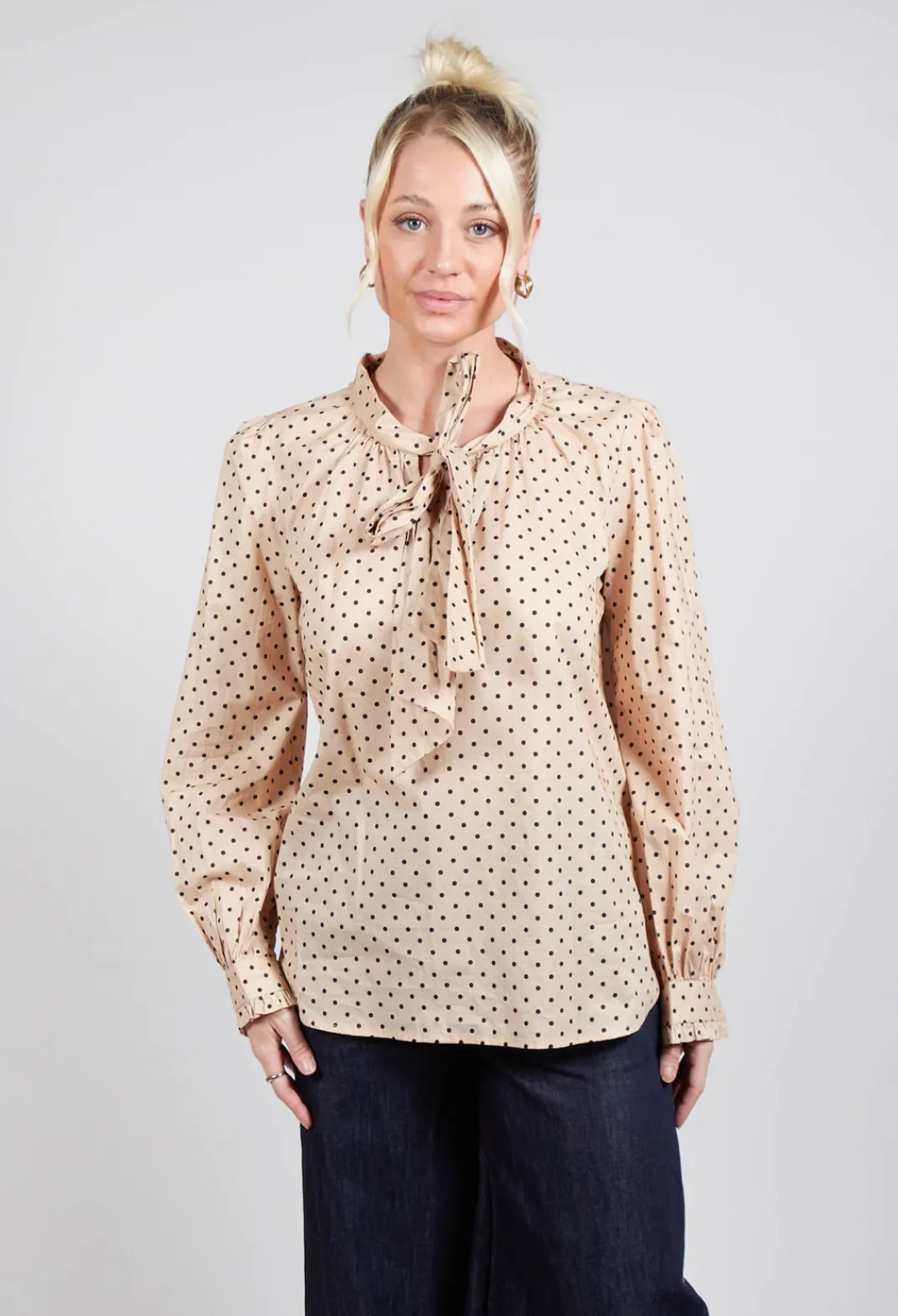 Dea Kudibal Shirts & Blouses^Shirt with Bow in Dot