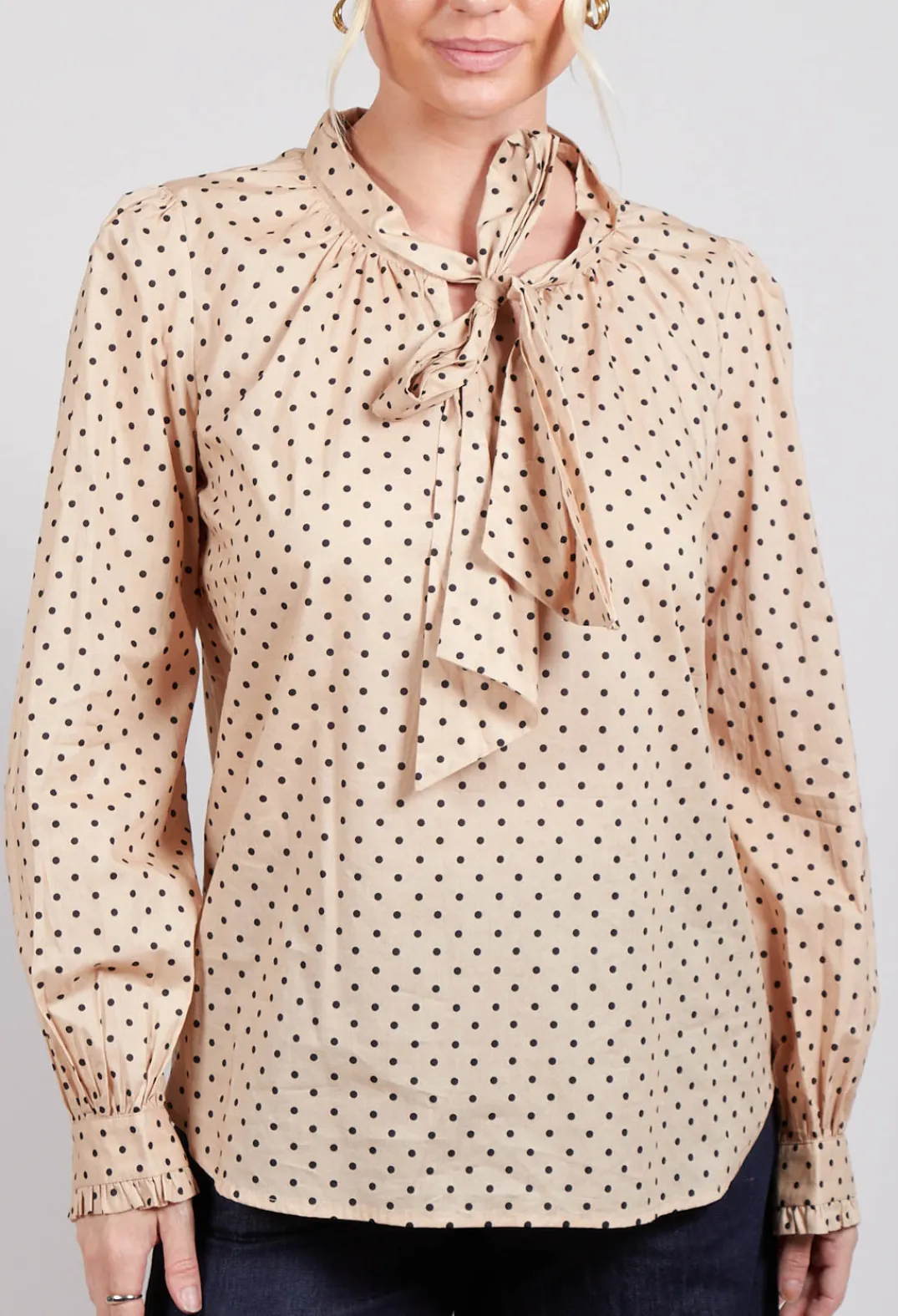 Dea Kudibal Shirts & Blouses^Shirt with Bow in Dot
