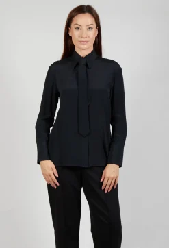 Mei Meij Shirts & Blouses^Shirt with Tie in Nero