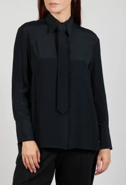 Mei Meij Shirts & Blouses^Shirt with Tie in Nero