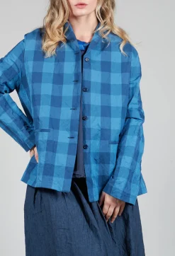 Apuntob Jackets^Short Jacket in Denim