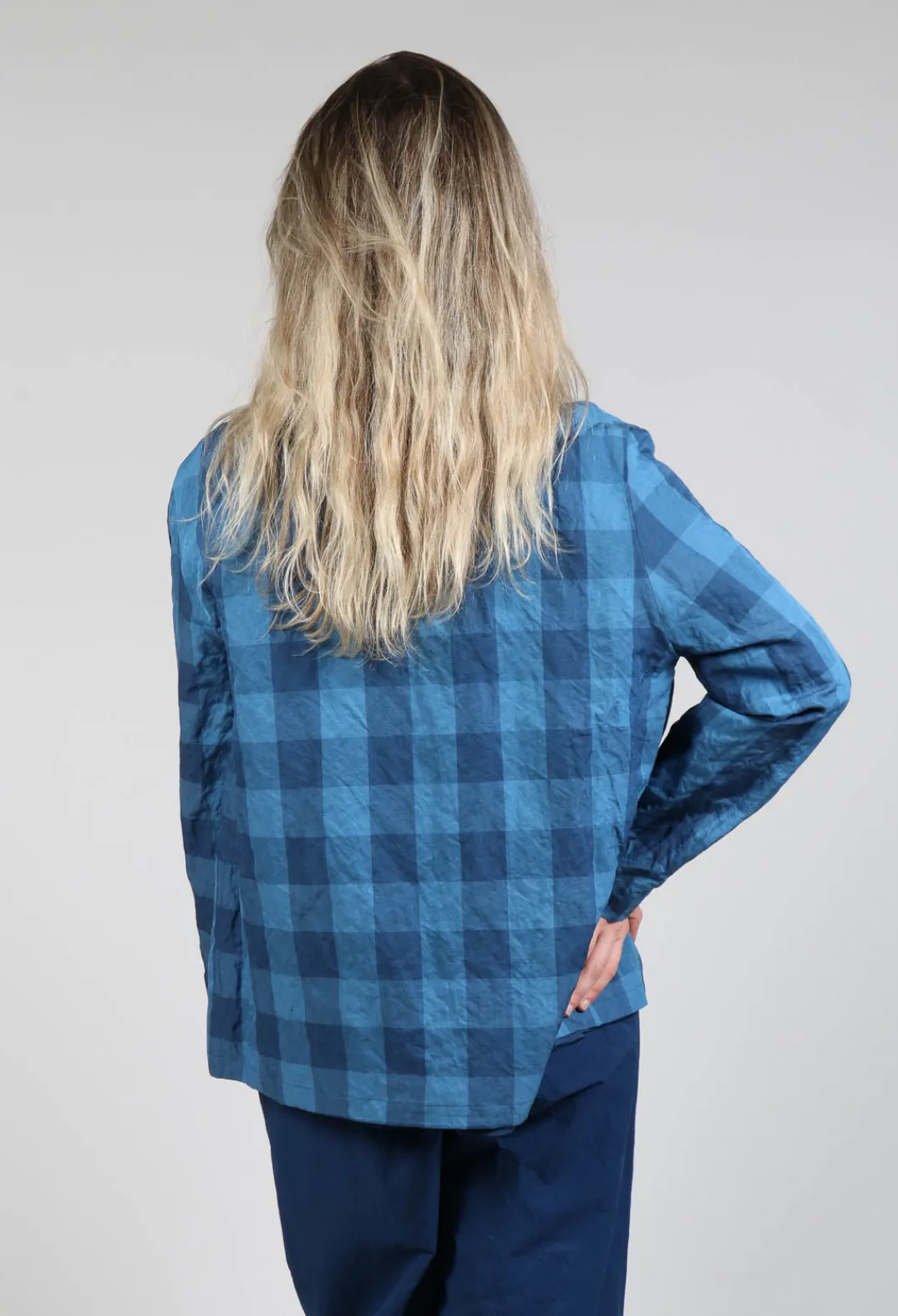 Apuntob Jackets^Short Jacket in Denim