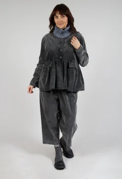 Amici Jackets^Short Structured Jacket in Pewter