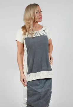 Rundholz Mainline Tops^Short T-Shirt in Asteroid Paint