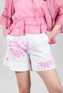 Beatrice B Shorts^Shorts with Pink Flower Print