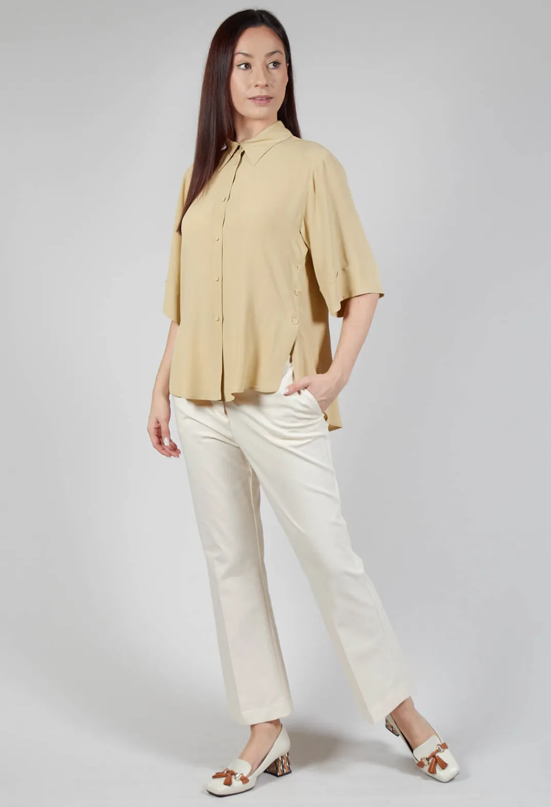 Beatrice B Shirts & Blouses^Short-Sleeved Shirt in Pampas