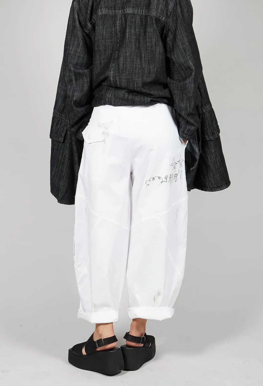 Tadashi Trousers^Signature Design Trousers in White