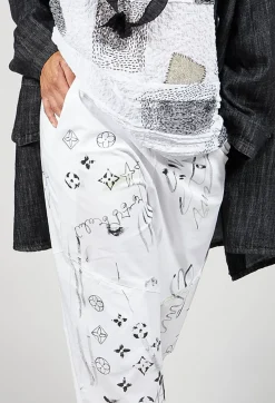 Tadashi Trousers^Signature Design Trousers in White