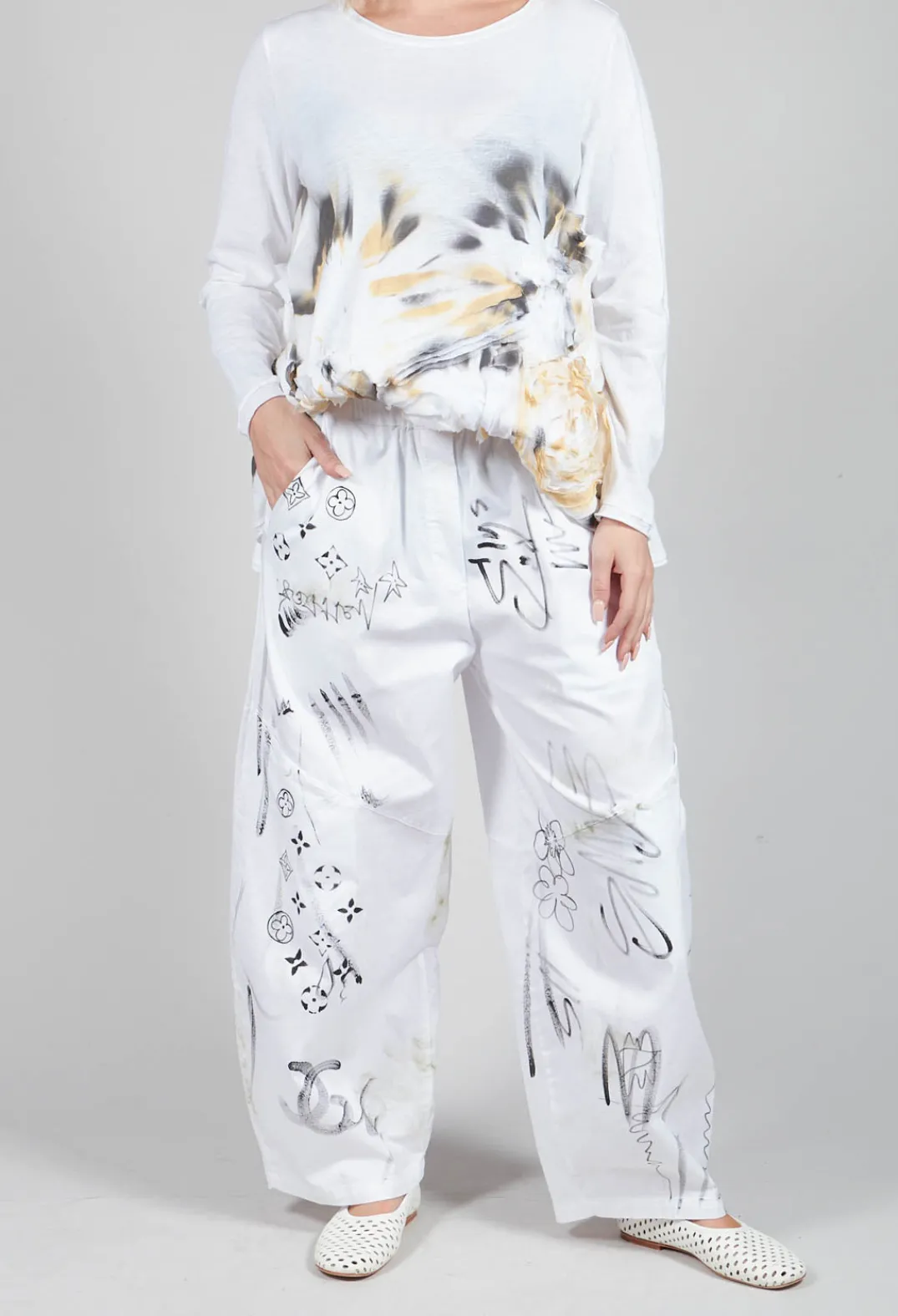 Tadashi Trousers^Signature Design Trousers in White