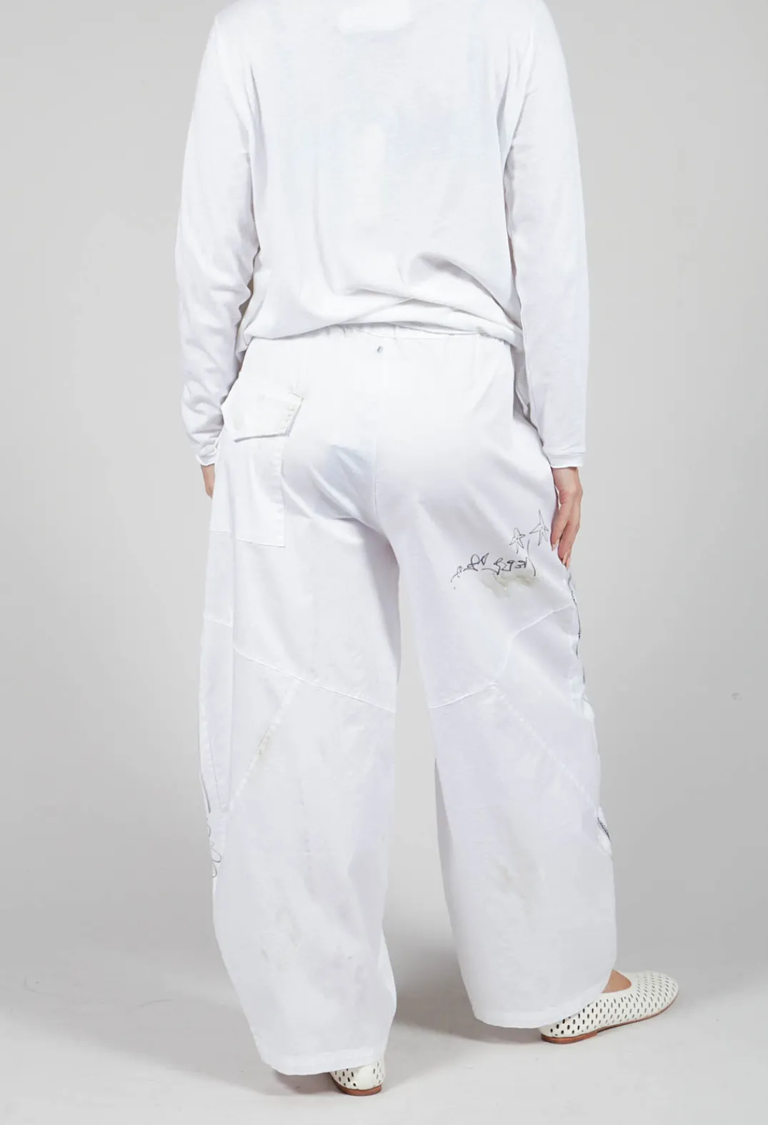 Tadashi Trousers^Signature Design Trousers in White