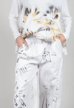 Tadashi Trousers^Signature Design Trousers in White