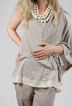 Mama B Tops^Silas Top In Argento