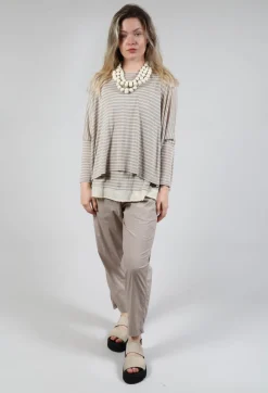 Mama B Tops^Silas Top In Argento