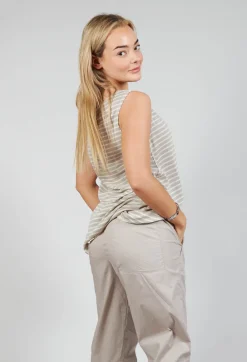 Mama B Tops^Silas Top In Argento