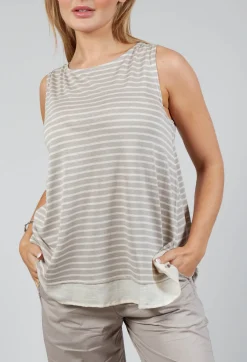 Mama B Tops^Silas Top In Argento
