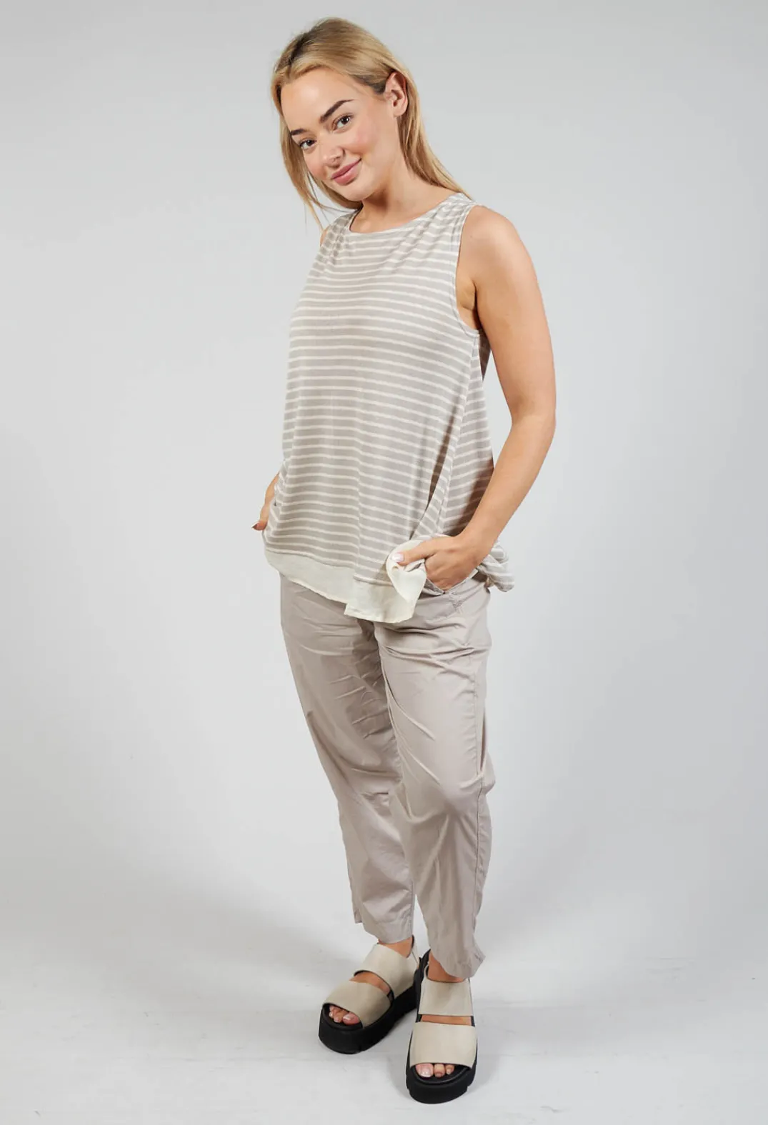 Mama B Tops^Silas Top In Argento