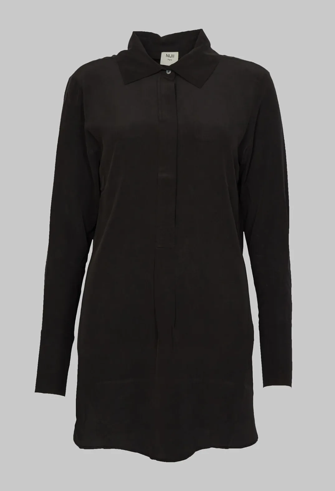 Nijii Shirts & Blouses^Silk Blouse in Black