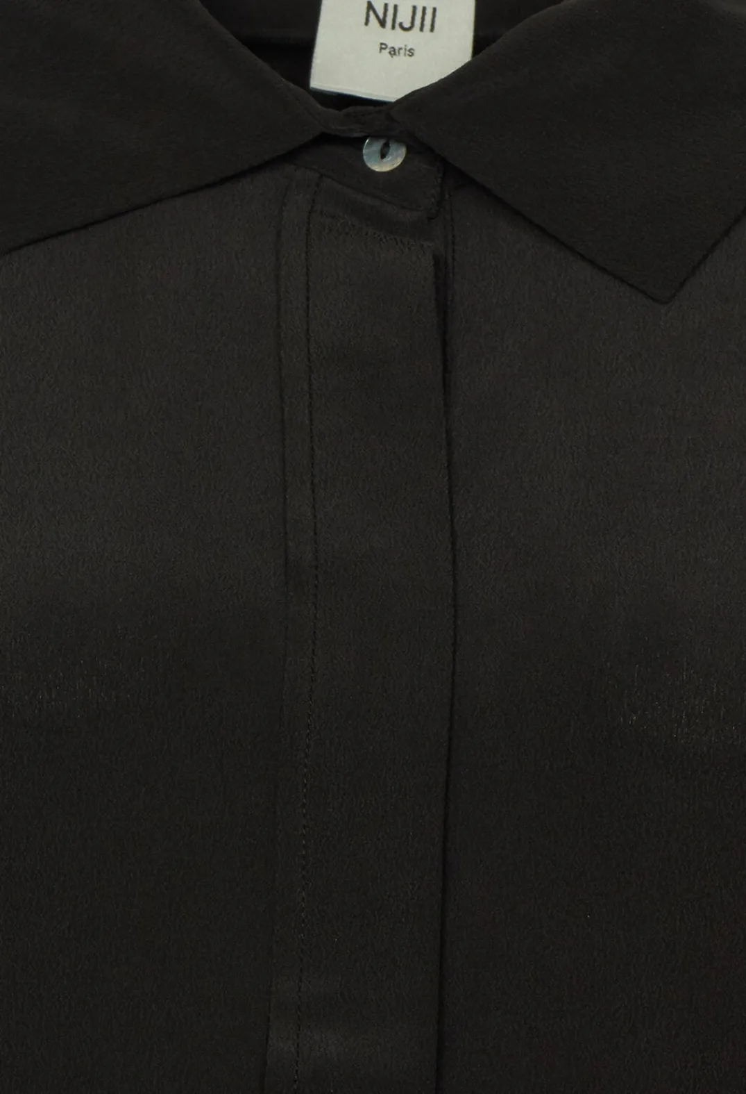 Nijii Shirts & Blouses^Silk Blouse in Black