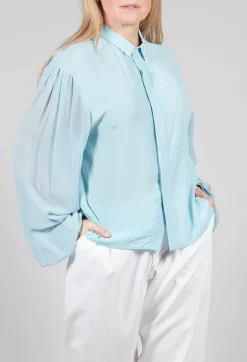 Umit Unal Shirts & Blouses^Silk Blouse in Mint