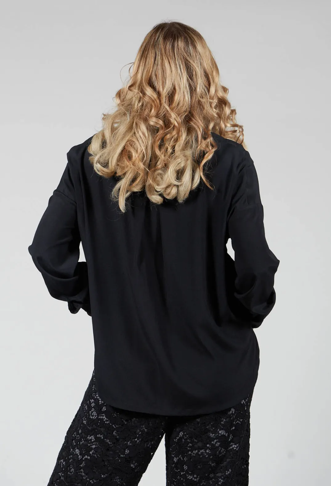 Maliparmi Shirts & Blouses^Silk Blouse in Nero